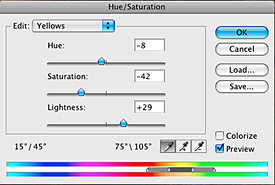 Hue / Saturation Adjustment
